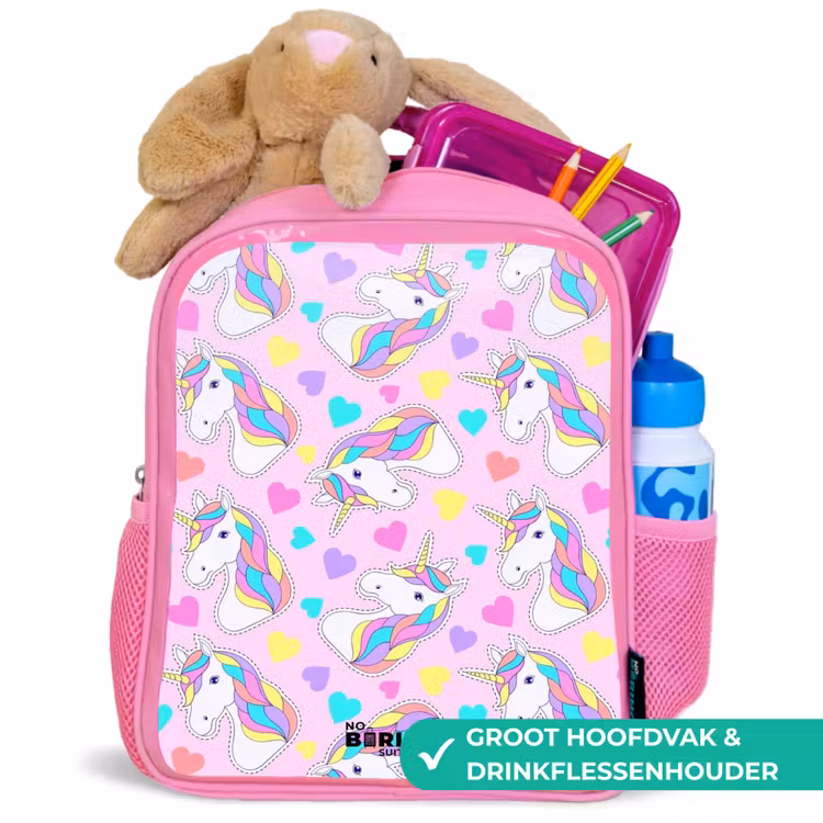 Kinderrugzak - Roze - Eenhoorn euforie — 2