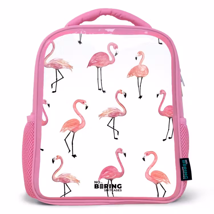 Kinderrugzak - Roze - Flamingo feestje — 1