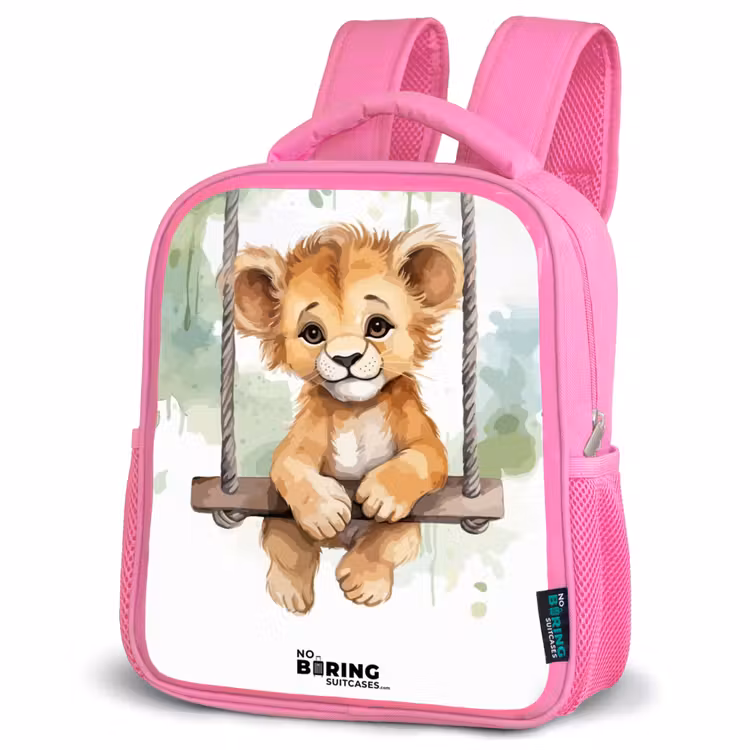 Kinderrugzak - Roze - Lucas leeuw — 6