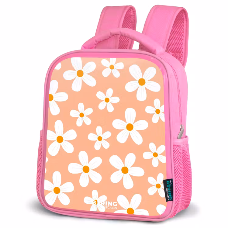 Kinderrugzak - Roze - Madeliefjesmania perzik — 6