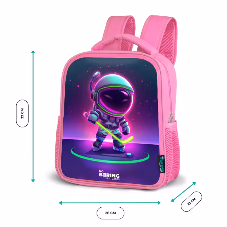 Kinderrugzak - Roze - Space hockey — 3