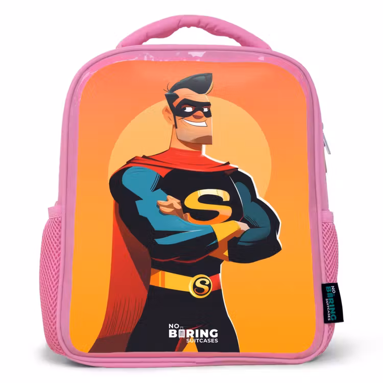 Kinderrugzak - Roze - Sunny superhero — 1