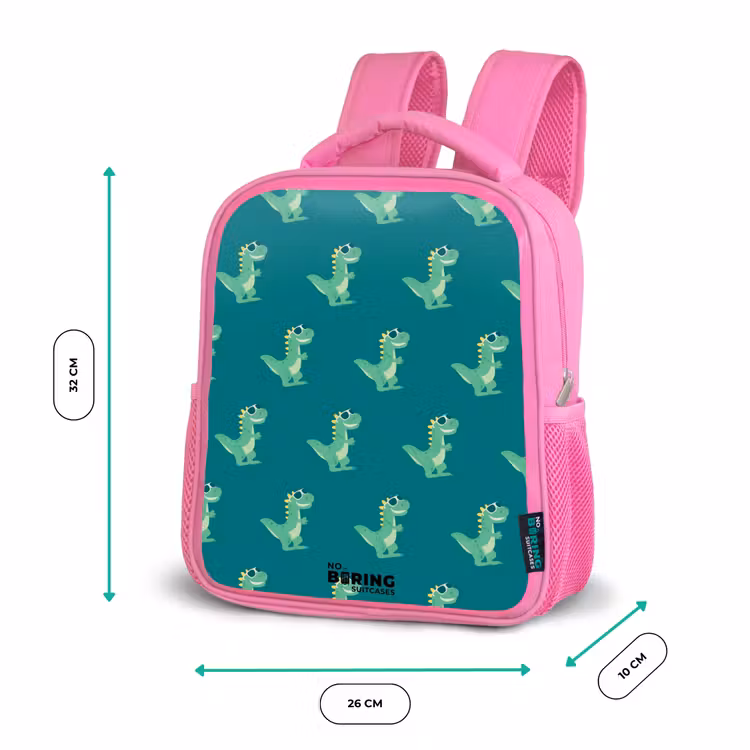 Kinderrugzak - Roze - Tyranosaurus specs — 3
