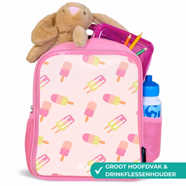 Kinderrugzak - Roze - Wervelende waterijsjes — 2