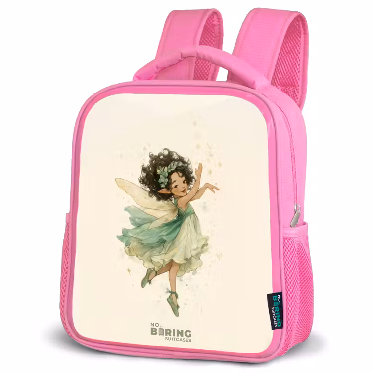 Kinderrugzak met naam - Roze - Dansende bosfee — 6