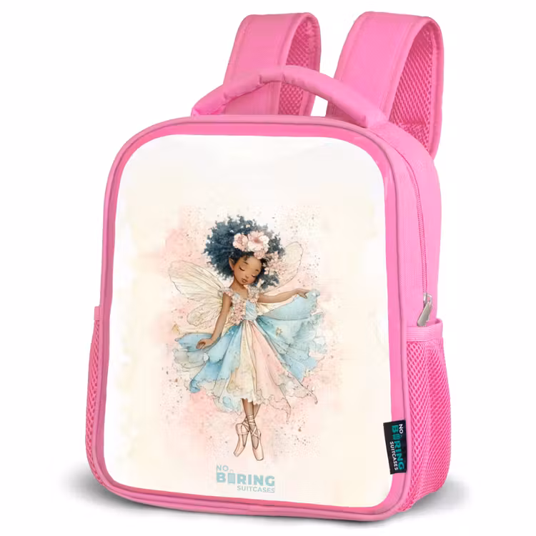Kinderrugzak met naam - Roze - Elf - Ballet - Kleurrijk — 6