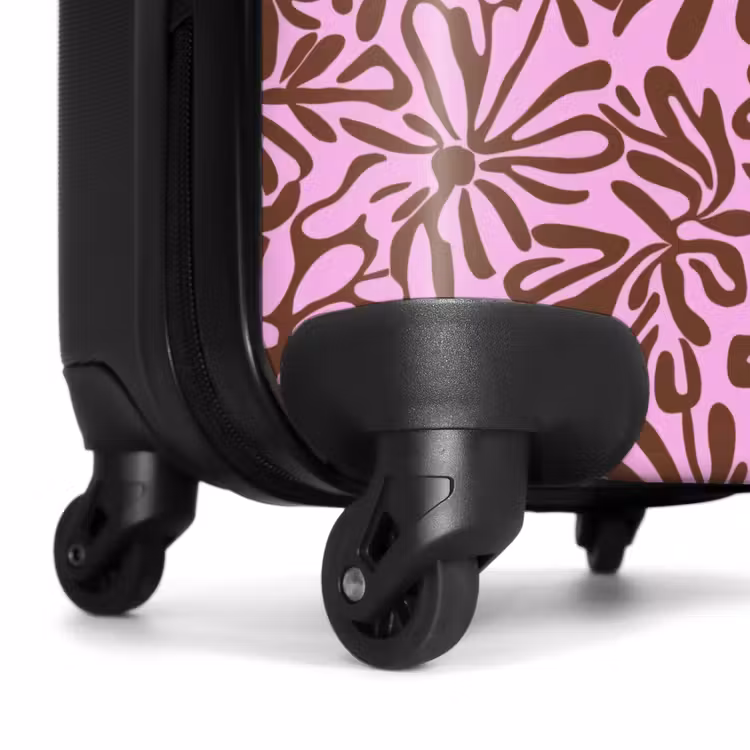 Koffer - Organisch - Patroon - Roze — 7