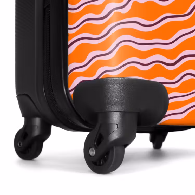 Koffer - Retro - Golvend - Oranje — 7