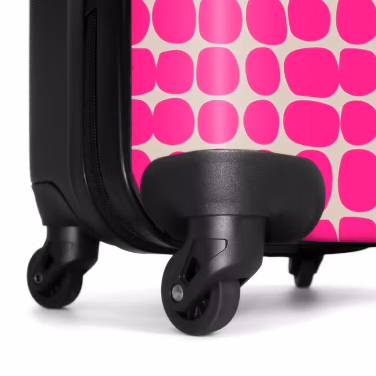 Koffer - Stippen - Patroon - Roze — 7