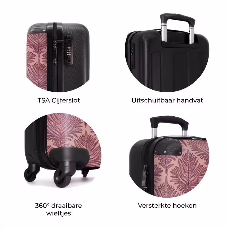 Koffer - Varen - Patroon - Paars — 8