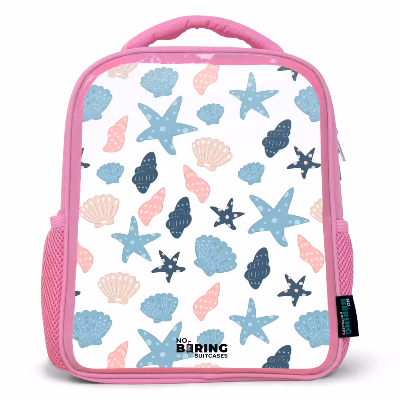 Kinderrugzak - Roze - Schelpen patroon kleurrijk — 1