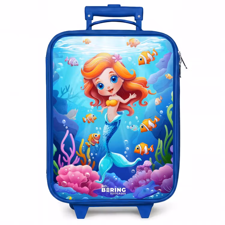 Kinderkoffer - Blauw - Olivia onderwater — 1