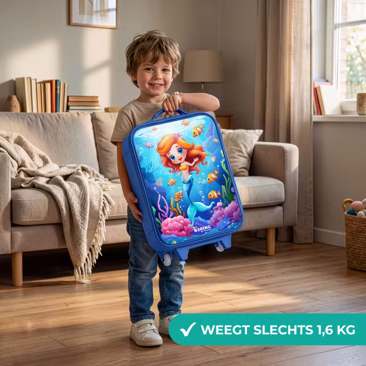 Kinderkoffer - Blauw - Olivia onderwater — 2