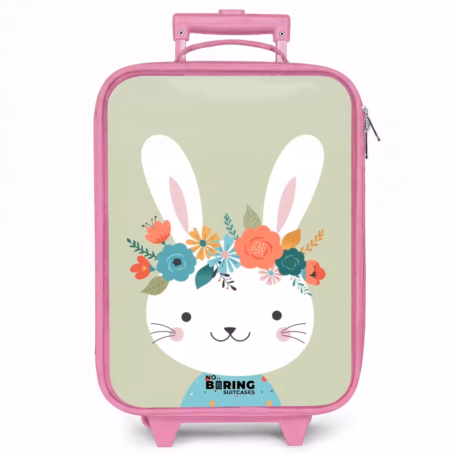 Kinderkoffer - Roze - Hippie haas — 1