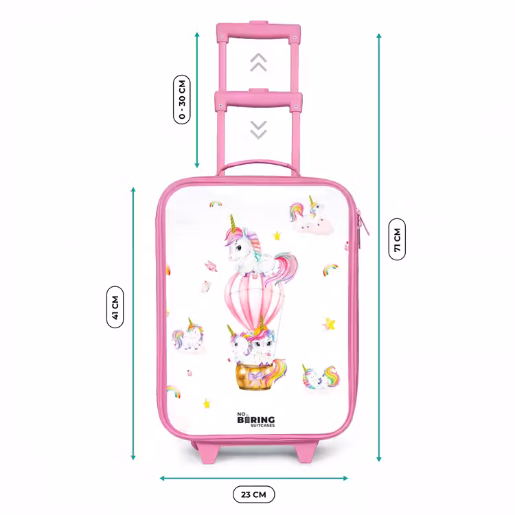Kinderkoffer - Roze - Luchtige eenhoorns — 6