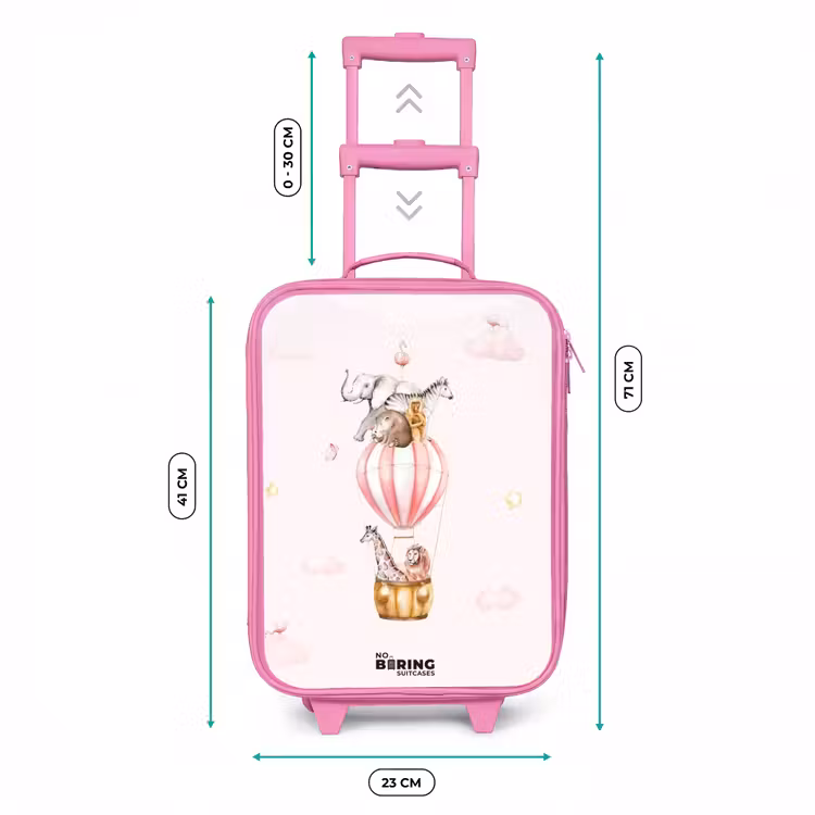 Kinderkoffer - Roze - Vliegend circus — 6