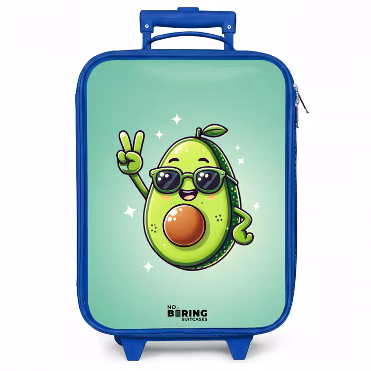 Kinderkoffer - Blauw - Appie avocado — 1