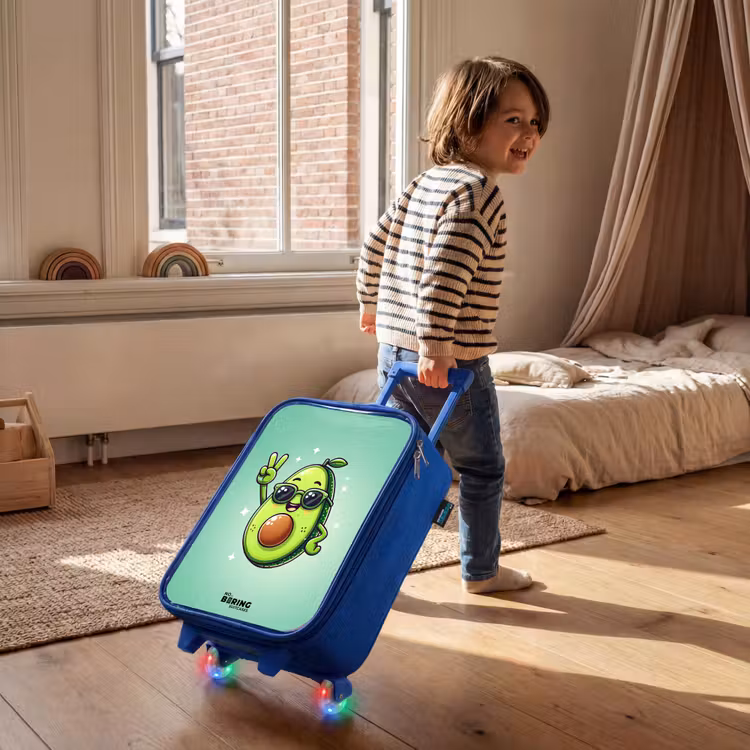Kinderkoffer - Blauw - Appie avocado — 3