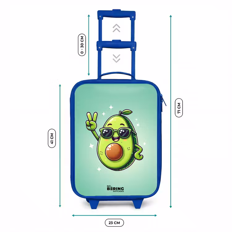 Kinderkoffer - Blauw - Appie avocado — 6