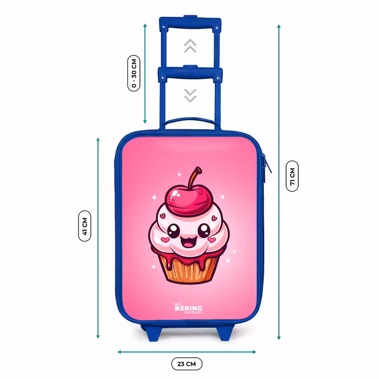 Kinderkoffer - Blauw - Carrie cupcake — 6