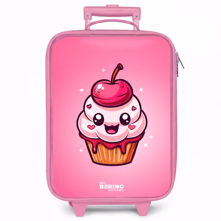 Kinderkoffer - Roze - Carrie cupcake — 1