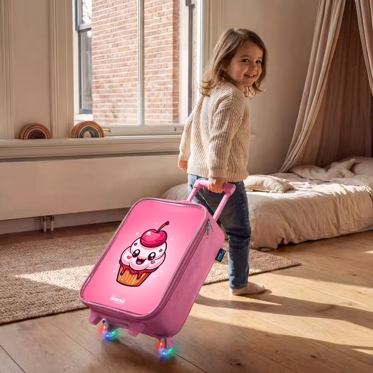 Kinderkoffer - Roze - Carrie cupcake — 3