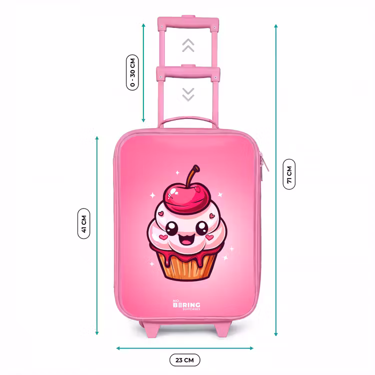 Kinderkoffer - Roze - Carrie cupcake — 6