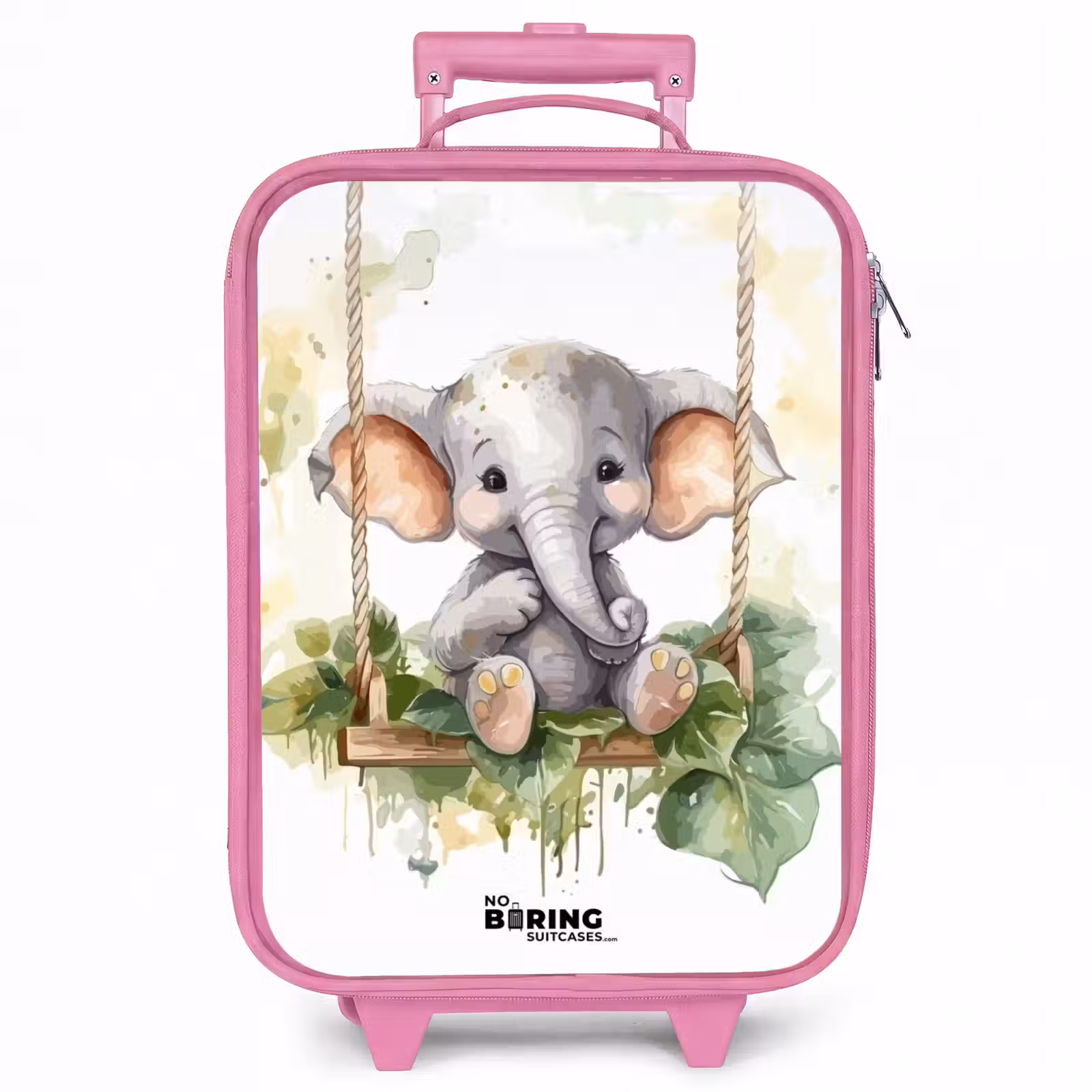 Kinderkoffer - Roze - Onno olifant — 1