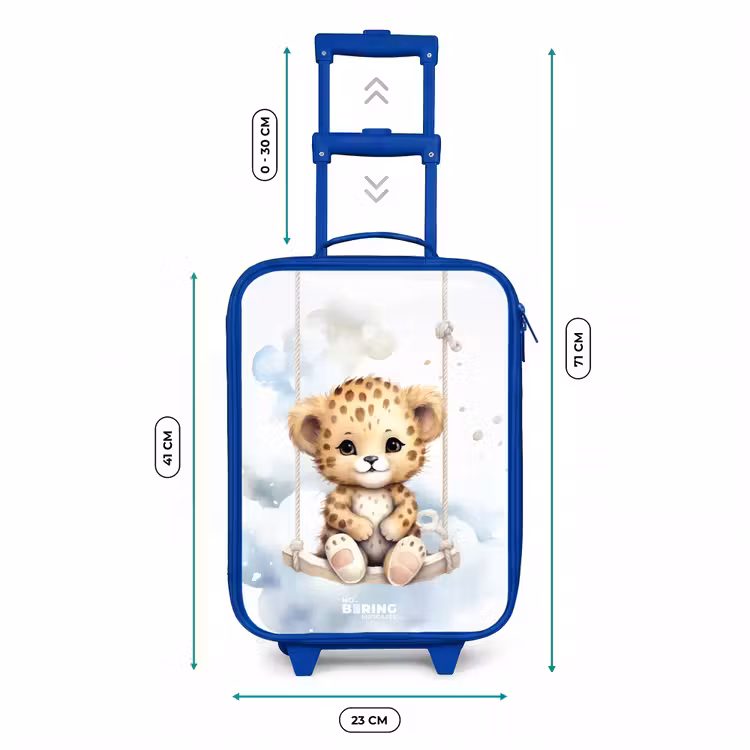 Kinderkoffer - Blauw - Perry panter — 6