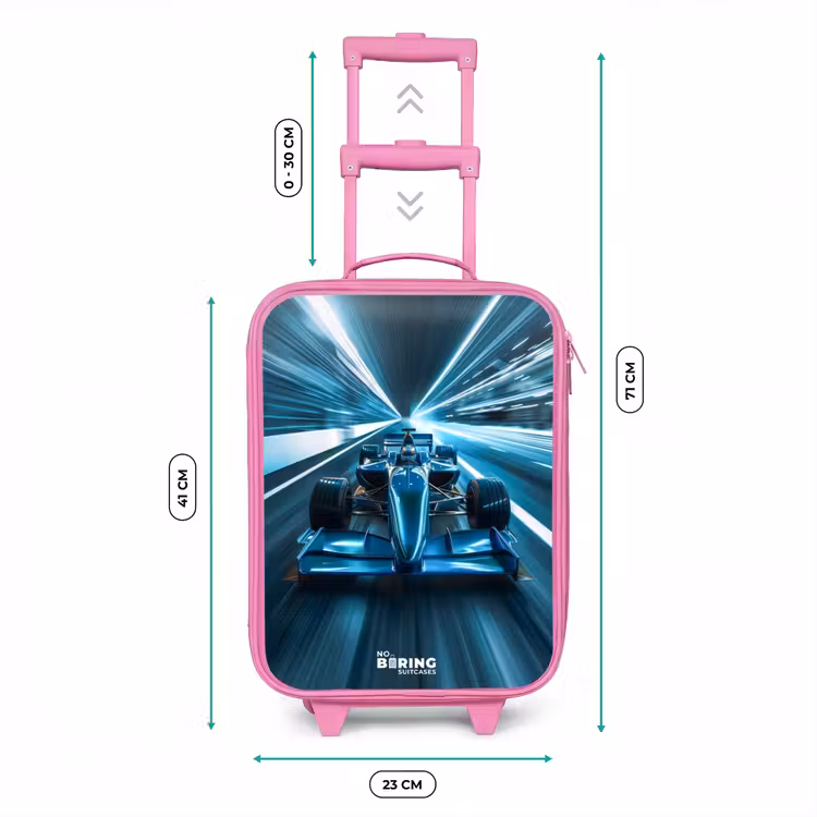 Kinderkoffer - Roze - Blazing blue — 6