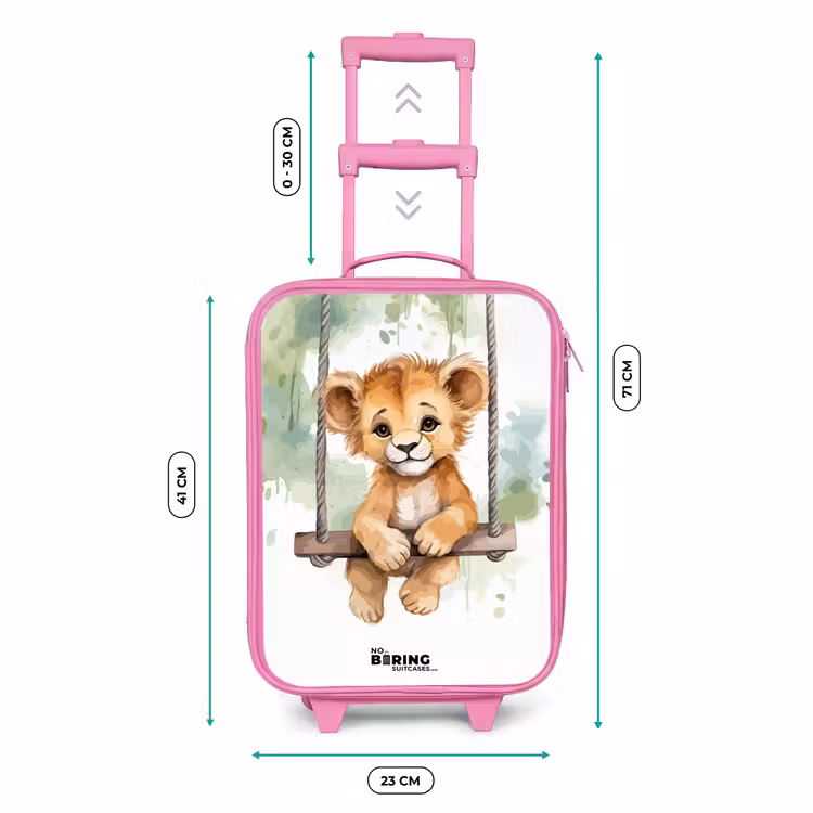 Kinderkoffer - Roze - Lucas leeuw — 6