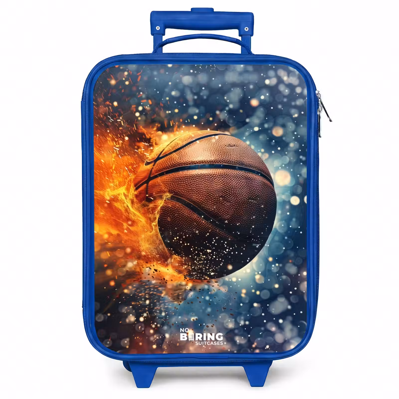 Kinderkoffer - Blauw - Bruisende basketbal — 1