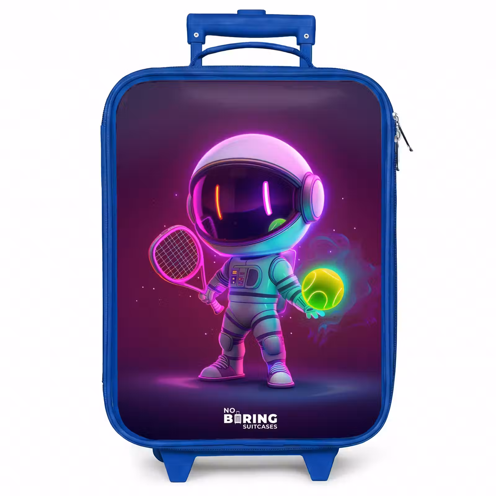 Kinderkoffer - Blauw - Space tennis — 1