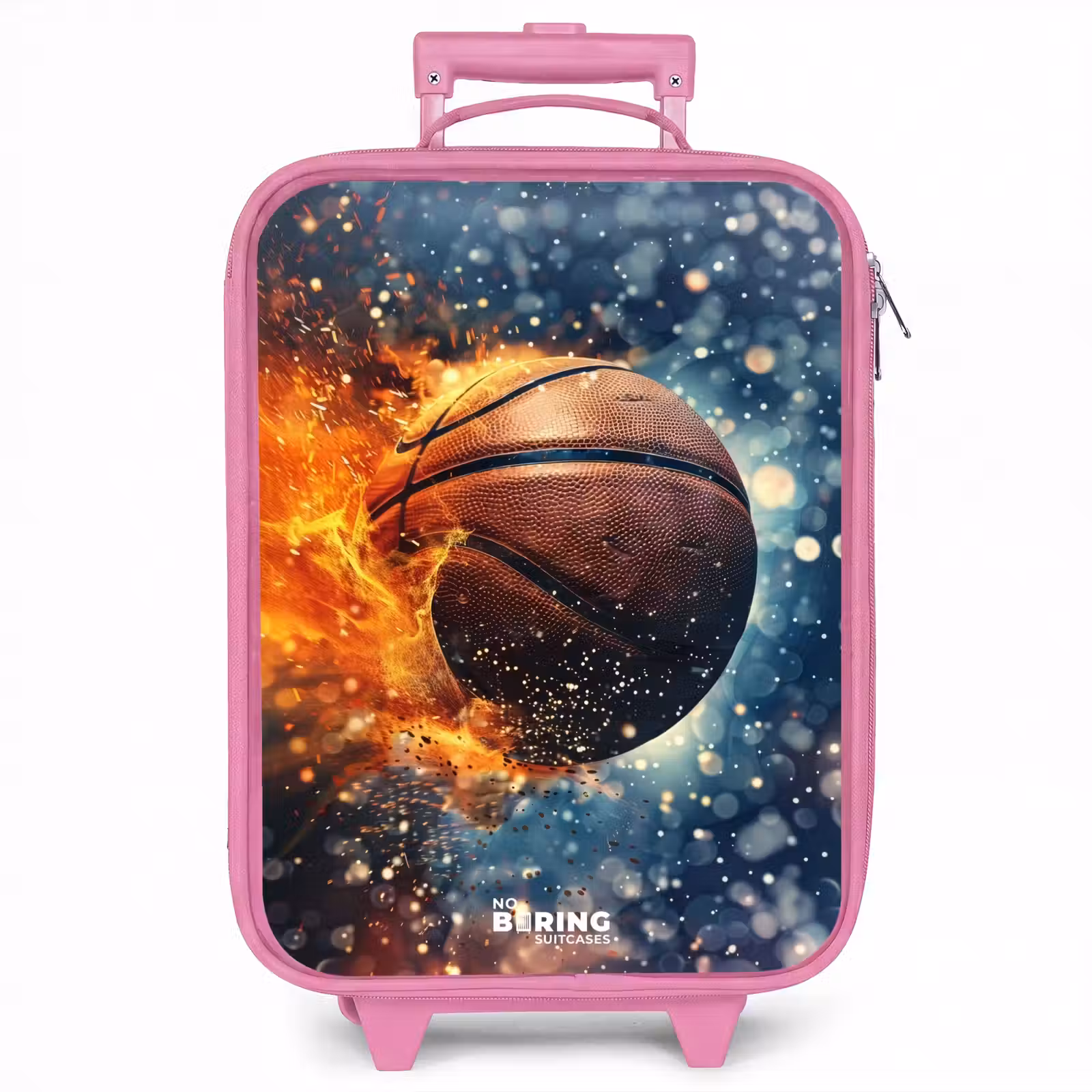 Kinderkoffer - Roze - Bruisende basketbal — 1