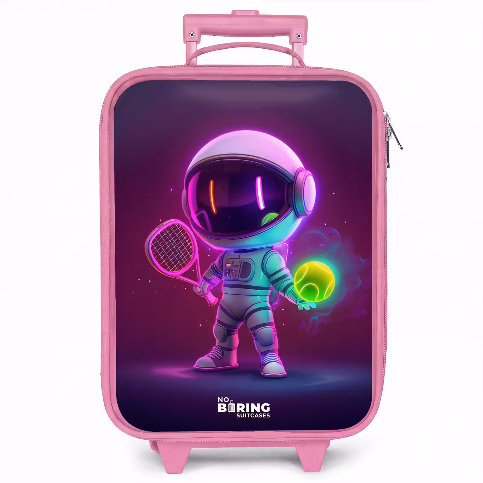 Kinderkoffer - Roze - Space tennis — 1