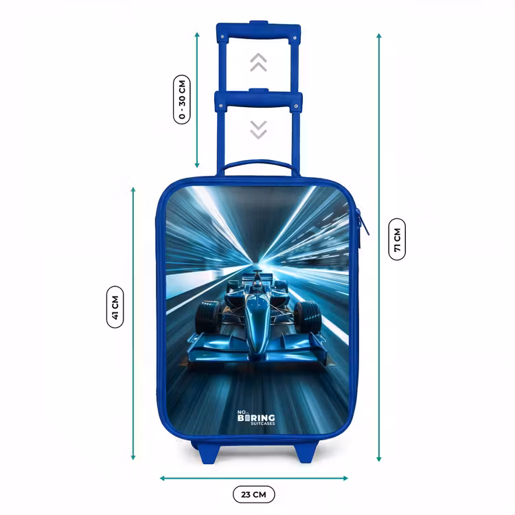 Kinderkoffer - Blauw - Blazing blue — 6