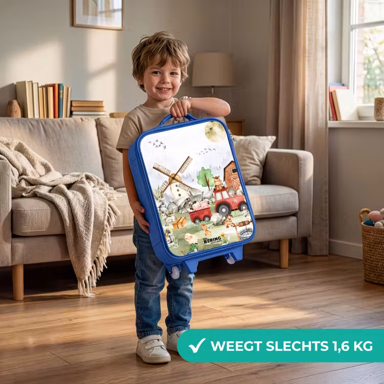 Kinderkoffer - Blauw - Boerderij belevenis — 2