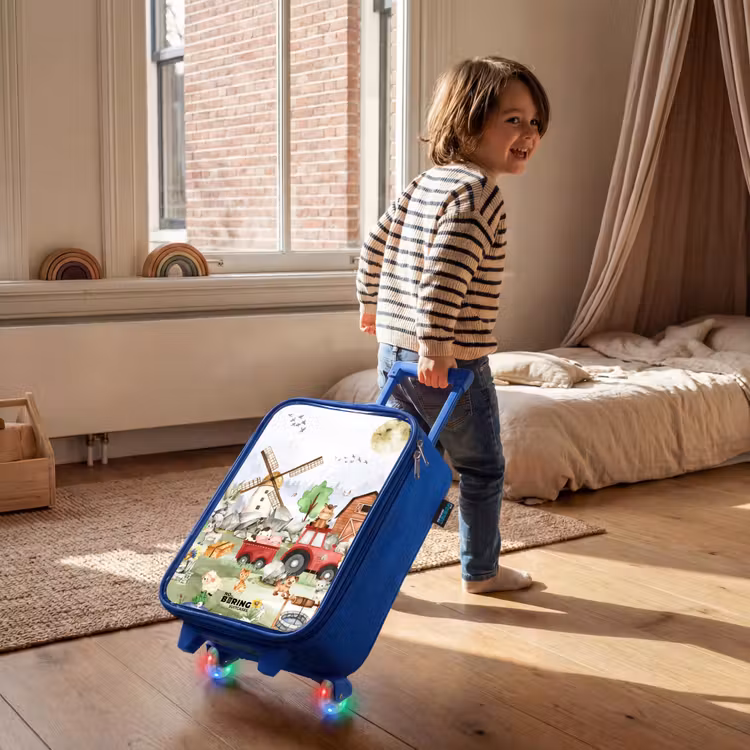 Kinderkoffer - Blauw - Boerderij belevenis — 3