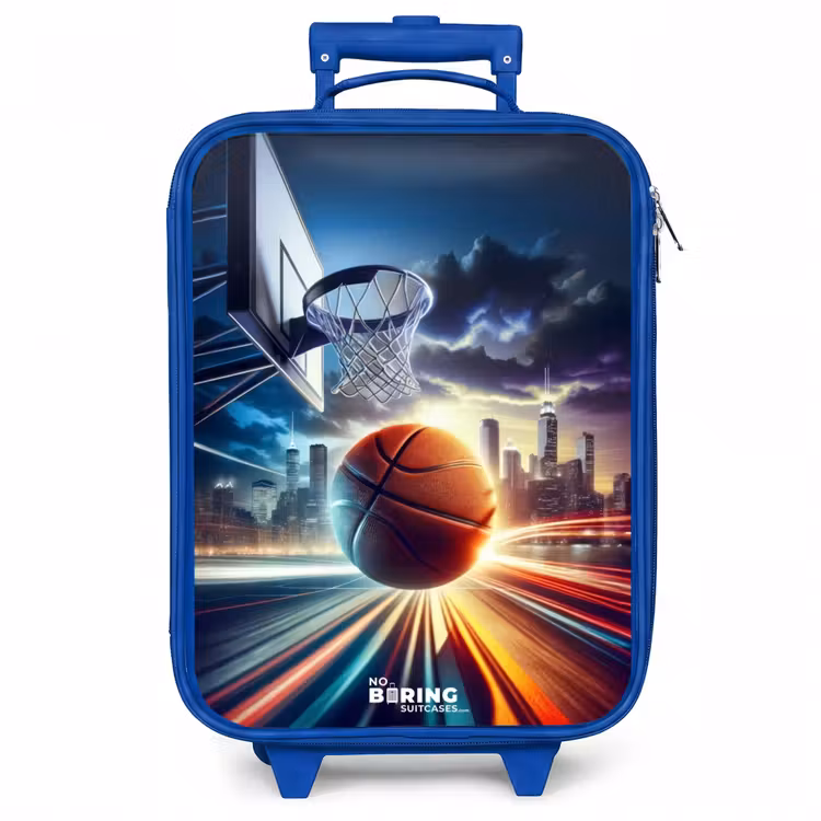 Kinderkoffer - Blauw - Slam dunk — 1