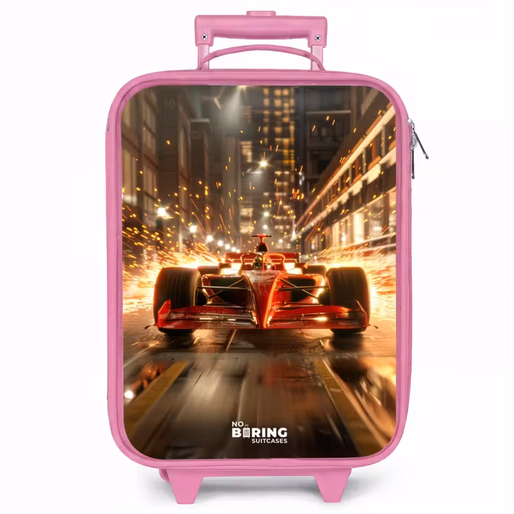 Kinderkoffer - Roze - Rapid red — 1