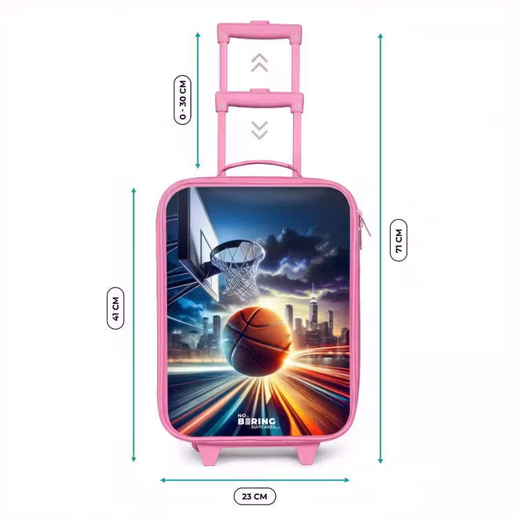 Kinderkoffer - Roze - Slam dunk — 6