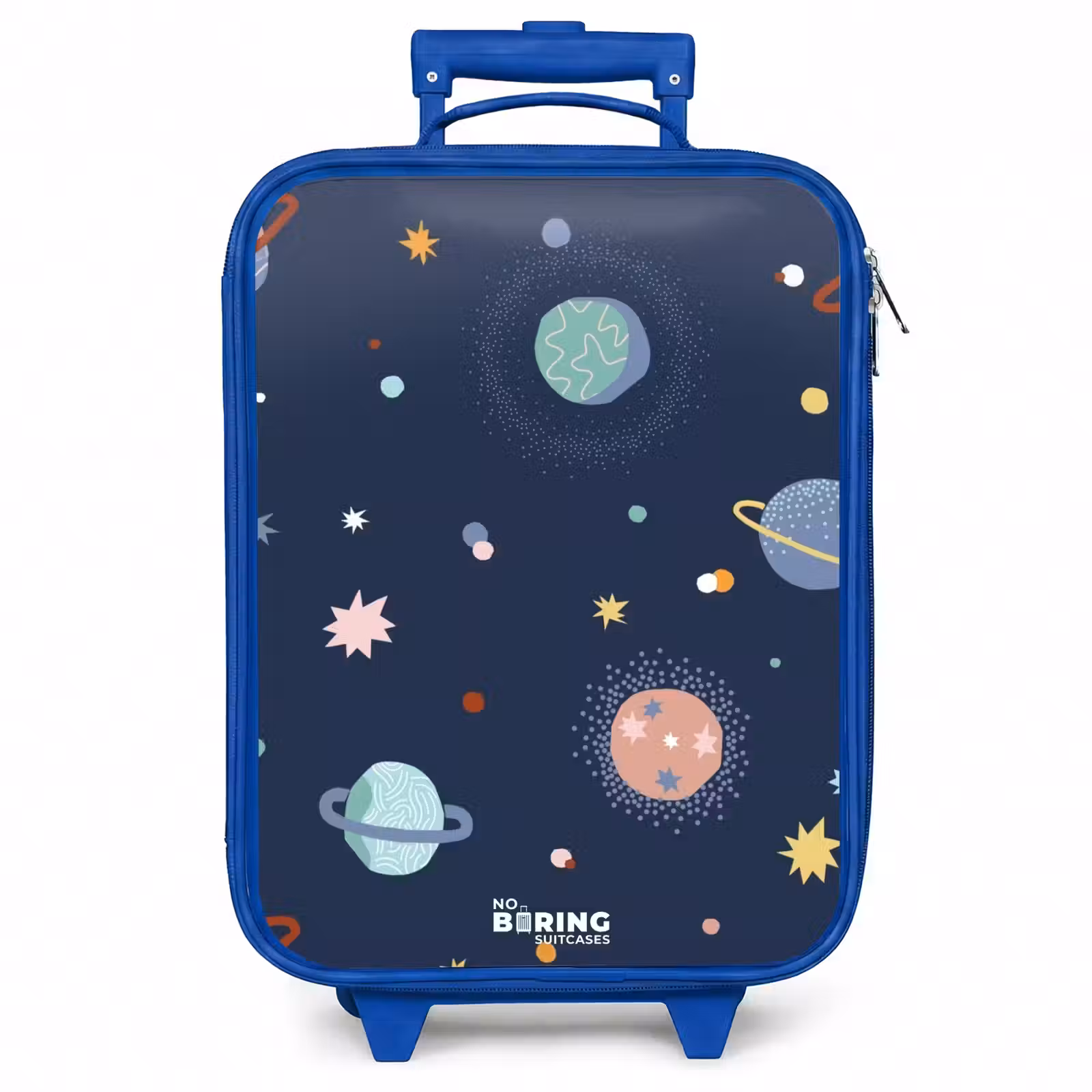 Kinderkoffer - Blauw - Patroon van planeten — 1