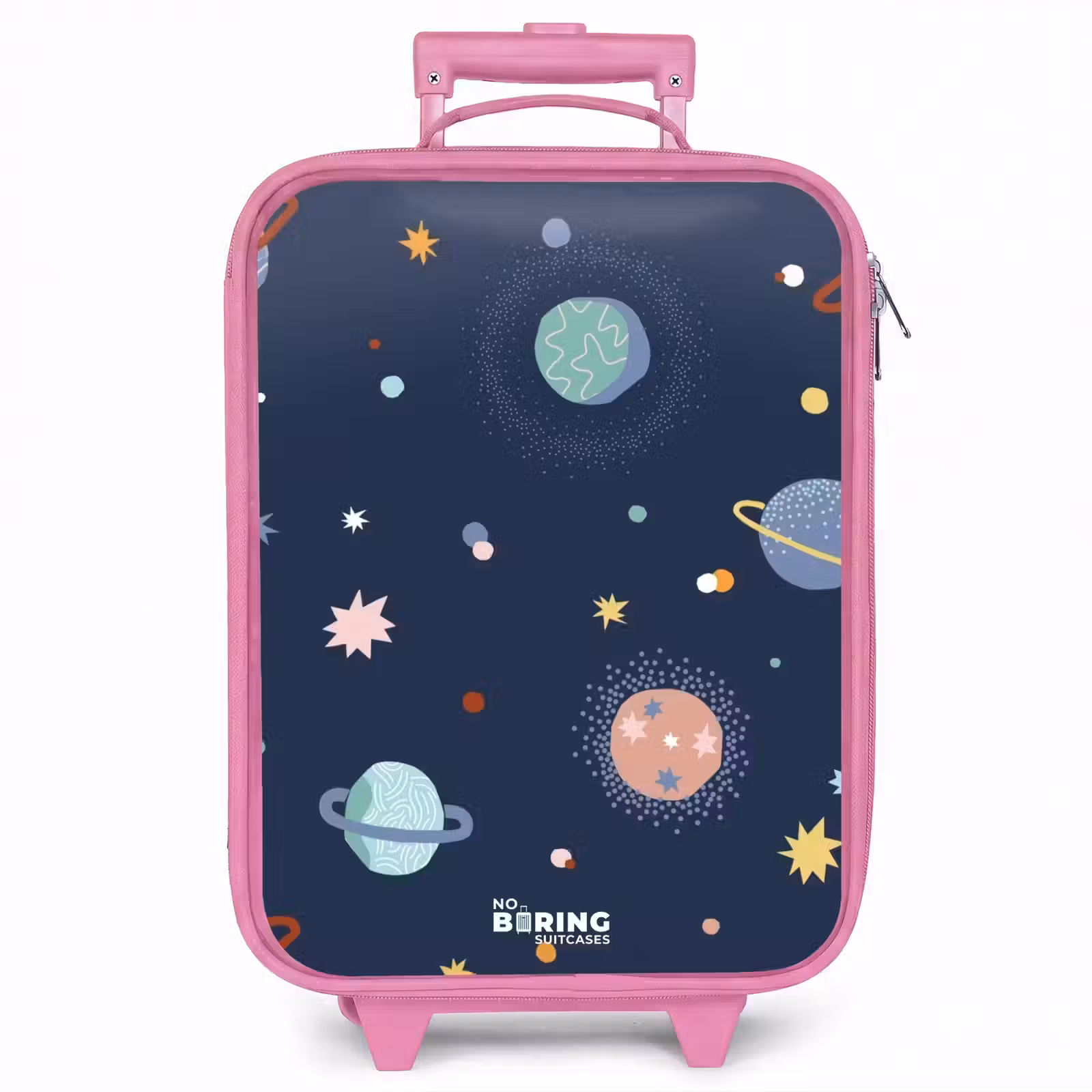 Kinderkoffer - Roze - Patroon van planeten — 1
