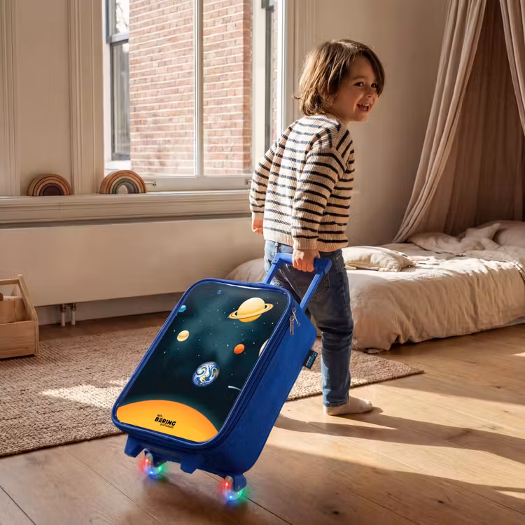 Kinderkoffer - Blauw - Planeten van het zonnestelsel — 3