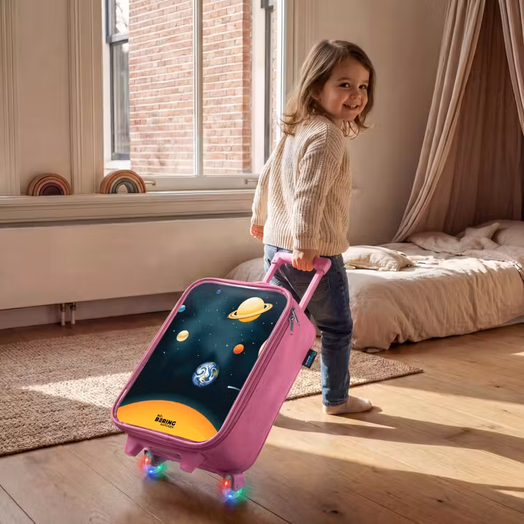 Kinderkoffer - Roze - Planeten van het zonnestelsel — 3