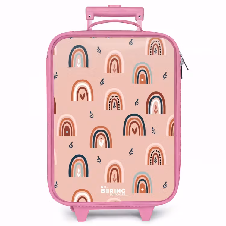 Kinderkoffer - Roze - Roze regenbogen patroon — 1