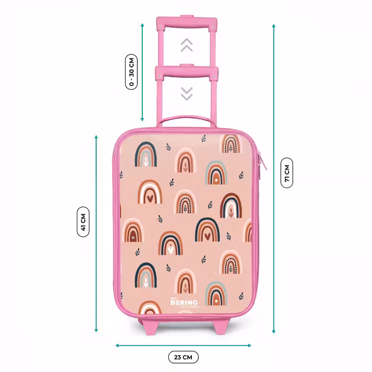 Kinderkoffer - Roze - Roze regenbogen patroon — 6