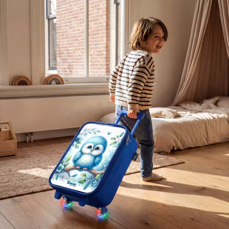 Kinderkoffer - Blauw - Boudewijn blauwvacht — 3