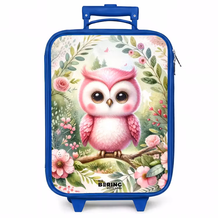 Kinderkoffer - Blauw - Roze Rafaël — 1