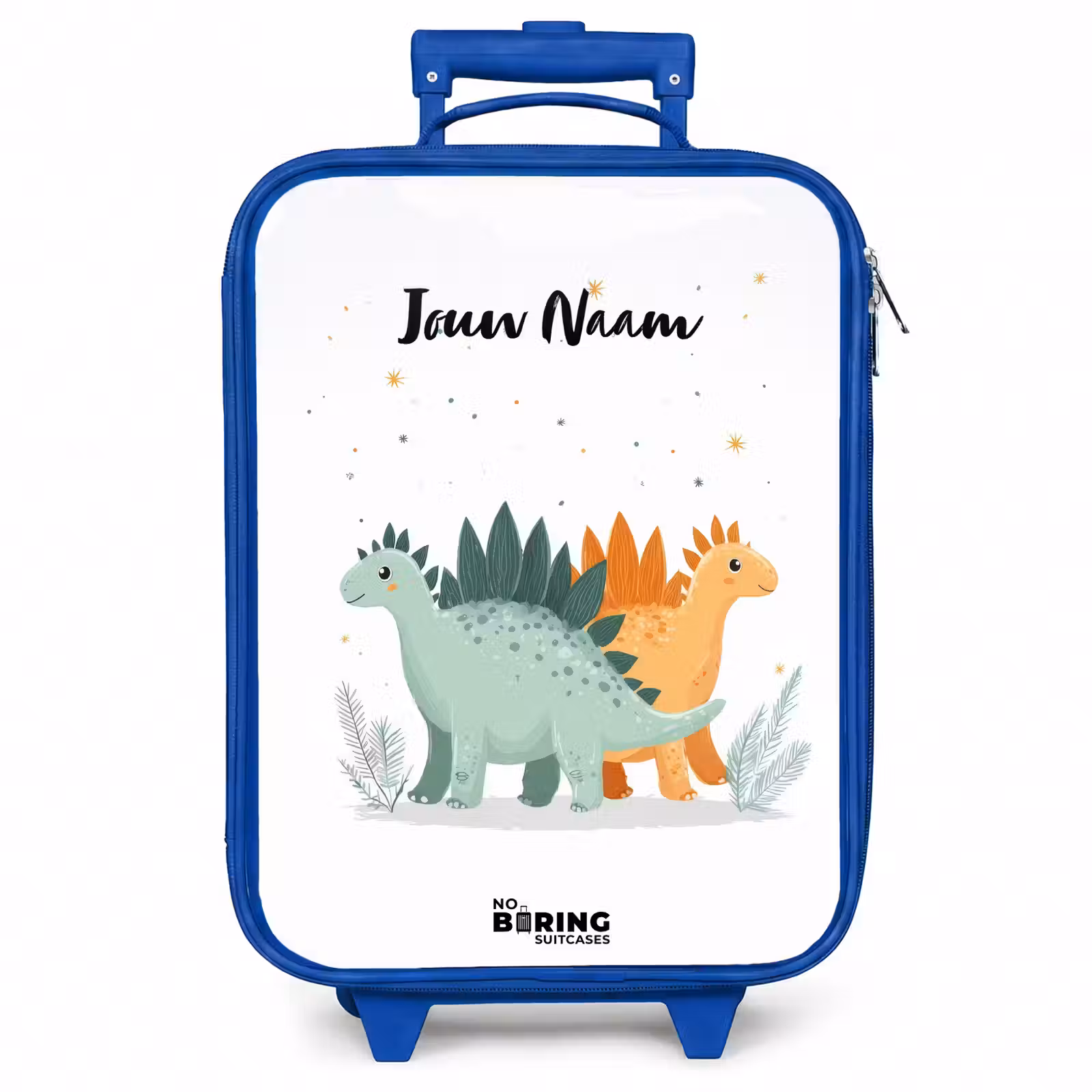 Kinderkoffer - Blauw - Dinos - Dieren - Sterren — 1